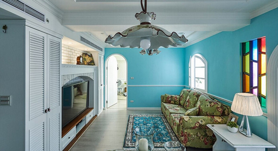 石家莊裝修案例潤江煦園 田園風格 116平