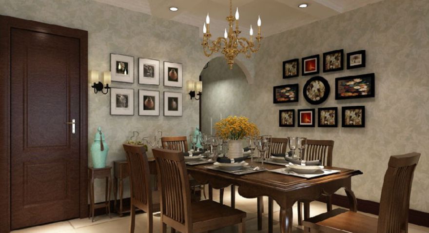 石家莊裝修案例遠洋晟庭 美式風格 168平