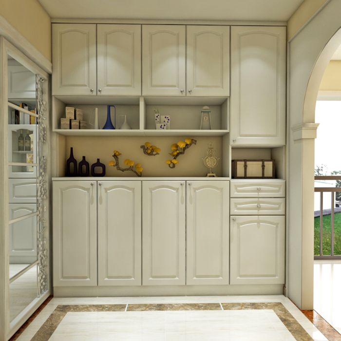 鞋柜定制 入戶玄關 鞋柜 多層實木全屋定制